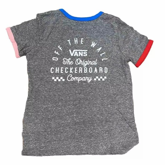 Vans In Deep Ringer Short Sleeve Tee T-Shirt - Picture 2 of 8